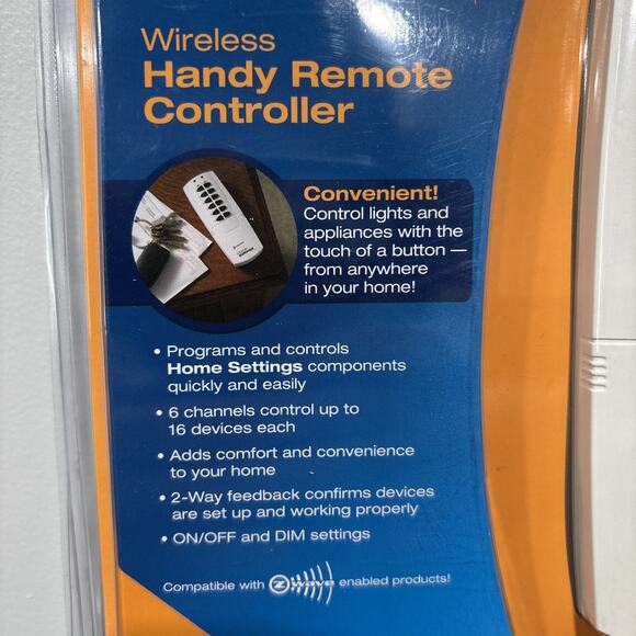 Intermatic HA09C Wireless Handy Remote Controller 6 Channel Wireless Home New - Picture 2 of 6